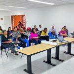 Integrantes del GEPEA participan en el taller del plan anual de trabajo para fortalecer acciones de prevención del embarazo en adolescentes.
